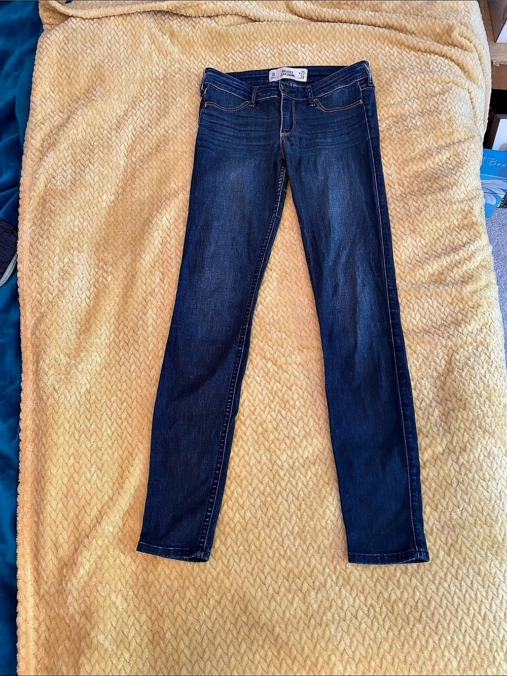 Hollister Jean Legging Denim Jeggings Waist 25 Blue